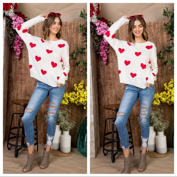 1 LEFT‼️Eat Your Heart Out Sweater - Picture 4 of 8